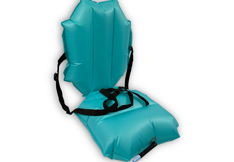 "С-42ТПУ" - надувное сиденье с спинкой из ТПУ для байдарок, каяков, пакрафтов
