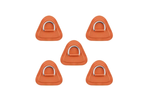 Кольцо треугольное металлическое (для крепления, коленных упоров, рюкзаков и т.д)