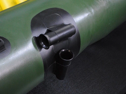 Двойной держатель спиннинга с трубками. Удочкодержатель