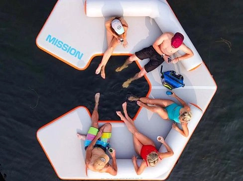 Надувной плот-платформа 