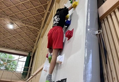 Надувной мобильный скалодром для взрослых и детей из AirDeck Drop Stitch