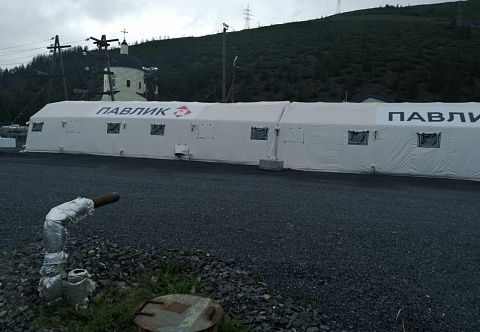 &quot;ПКП ТТ-180&quot; - надувная пневмокаркасная палатка 6 м на 30 м