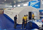 Фотография "ПКП ТТ-90" - надувная пневмокаркасная палатка 15 м на 6 м из ткань ПВХ (PVC) ТаймТриал