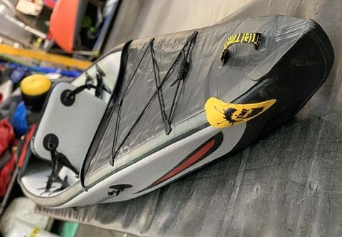 &quot;РОНИН&quot; - надувной одноместный каяк, байдарка из AirDeck Drop Stitch с надувным дном НДВД