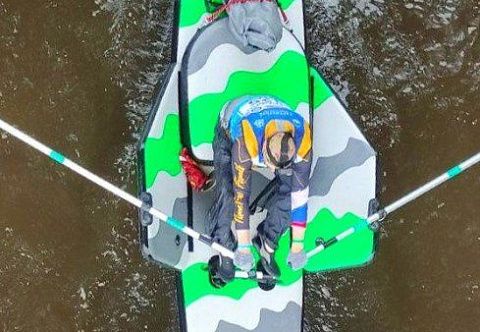 Надувная доска SUP (сапборд) “Саполёт-Истребитель” для отдыха, рыбалки, туризма