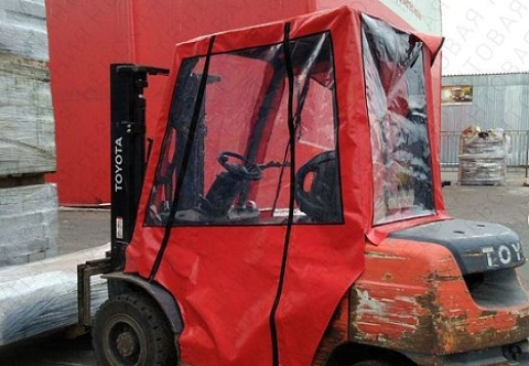 Защитный чехол (тент) из ПВХ на погрузчик