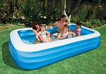 Фотография Надувной прямоугольный с надувным бортом бассейн для детей, взрослых из ПВХ ТаймТриал