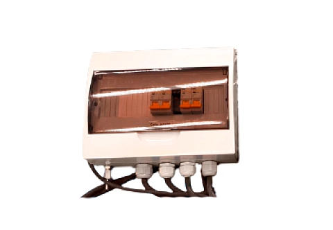 Электрощит с автоматами защиты для надувной пневмокаркасной палатки