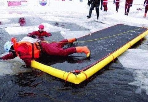 Надувной спасательный мост AirDeck Drop Stitch для МЧС, спасения