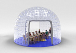 Надувной шатер-зорб для праздничных мероприятий «CASTLE» из ТПУ ТаймТриал