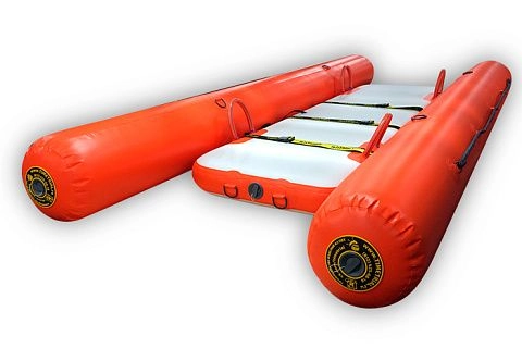 Надувные спасательные носилки для МЧС из AirDeck Drop Stitch для спасения на воде, льду