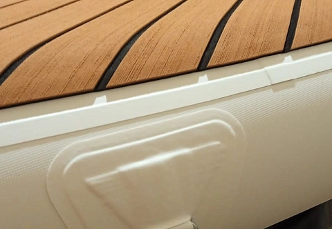 Круглая надувная платформа диаметр 3м AirDeck (воздушная палуба) для отдыха на воде