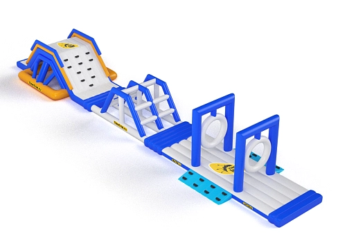 Надувной водный аттракцион «Полоса препятствий Уровень №2»