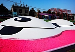 Фотография "JUMPING PILLOW (НАДУВНАЯ ПОДУШКА, БАТУТ)" - уличный аттракцион для прыжков детей, в парк, на пляж, бизнеса из ткань ПВХ ТаймТриал
