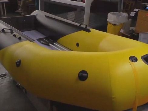 &quot;БОМБЕР&quot; - надувная моторно-гребная надувная лодка ПВХ со съёмным надувным дном высокого давления из AIRDECK (НДВД)
