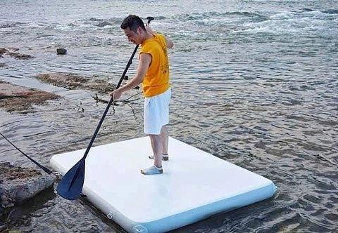 Надувная платформа под палатку на крышу автомобиля