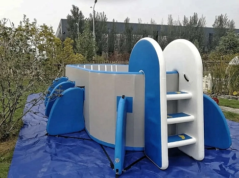 Прямоугольный надувной бассейн для отдыха из AirDeck (воздушная палуба)