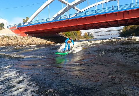 &quot;WW-SUP&quot; - специальная надувная доска SUP (сапборд) с веслом для бурной воды
