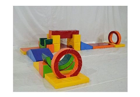 Большая мягкая полоса препятствий для веселых стартов