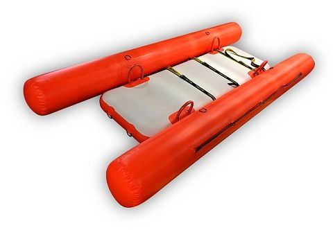 Надувные спасательные носилки для МЧС из AirDeck Drop Stitch для спасения на воде, льду