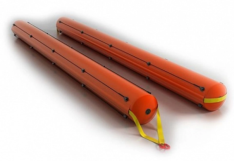 Понтон надувной длинномерный для водолазов, подъема из воды грузов