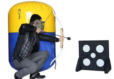 Надувная фигура для пейнтбола, лазертага тактическая фигура 