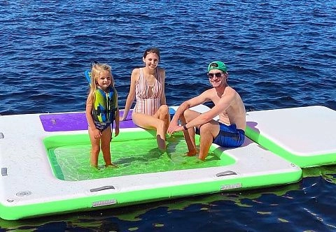 Надувная платформа для отдыха 3 в 1