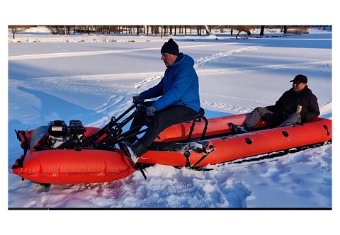 “НеМуму” - надувная страховочная система для мотобуксировщиков и мотособак