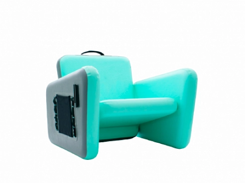Мобильное бескаркасное надувное кресло из ПВХ