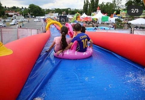 Надувная водная Турбо Горка «Экстрим»