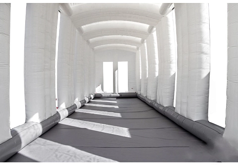 Большая надувная камера (палатка) ПВХ для покраски и ремонта автомобиля 15х5,8 м