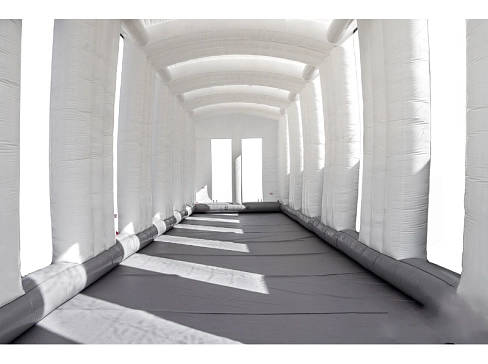 Большая надувная камера (палатка) ПВХ для покраски и ремонта автомобиля 15х5,8 м