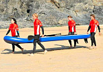 Фотография "BIG SUP BOARD T5" - гигантская надувная доска (сапборд) с веслом из AIRDECK (DWF) ТаймТриал