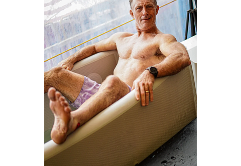 &quot;СПОРТВАННА&quot; - надувная мобильная ледяная ванна, купель для спортсменов, прочная, долговечная для спорта, фитнеса, льда