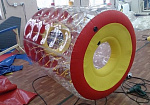 Фотография Надувной водный аттракцион «Гидророллер» Water Roller (Водный Роллер) из ТПУ 0,7 мм ТаймТриал