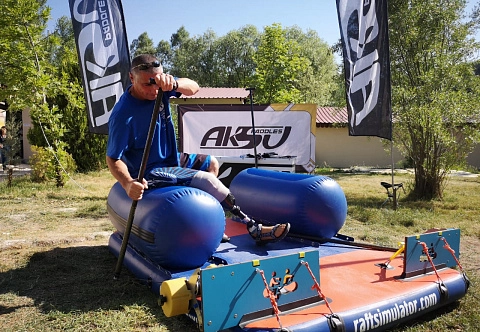 Тренажер для имитации гребли на рафте «R2 Pro» (Двухместный) для рафтинга