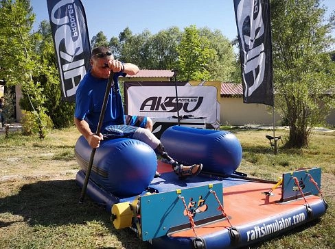 Тренажер для имитации гребли на рафте «R2 Pro» (Двухместный) для рафтинга