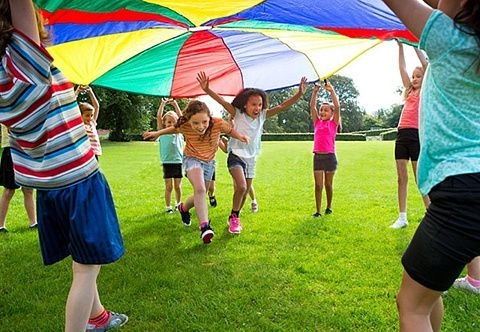 Надувная детская игра-купол «Парашют»