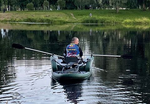 &quot;SUPERFISH&quot; - надувная рыболовная платформа, доска для рыбалки (сап борд)