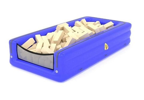 Надувная мобильная поролоновая яма с надувным дном для зоны приземления в акробатике, гимнастике