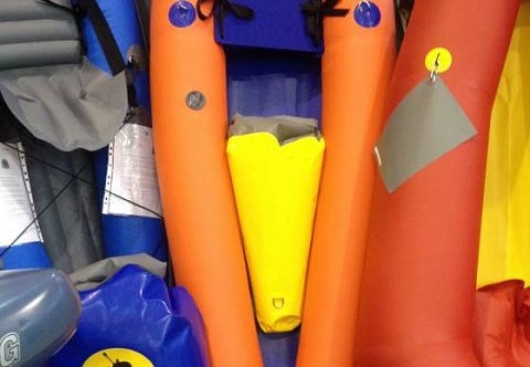 Гермоупаковка Конусная из ПВХ или ТПУ в нос/корму байдарки, каяка