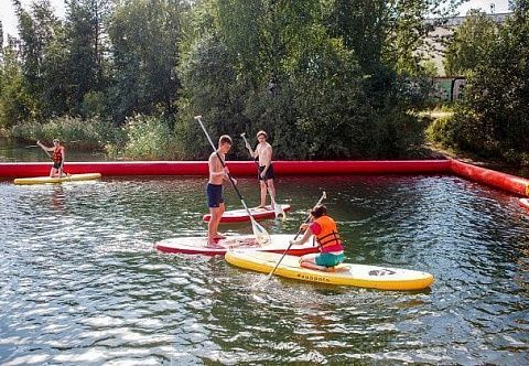 &quot;SUP POLO&quot;, &quot;SUP BALL&quot; - надувной аттракцион с SUP досками