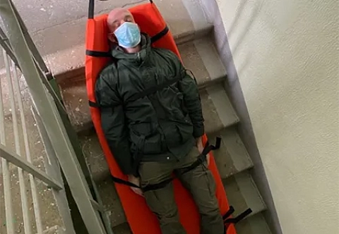 Эвакуационный мат для транспортировки пациентов