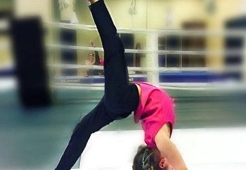 Надувной гимнастический мат «Пируэт» MAX