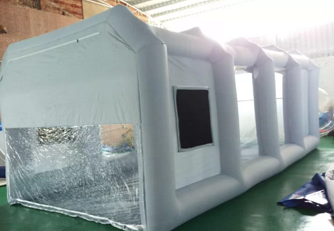 Надувная камера (палатка) ПВХ для покраски, ремонта автомобиля