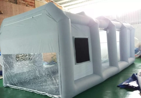 Надувная камера (палатка) ПВХ для покраски, ремонта автомобиля