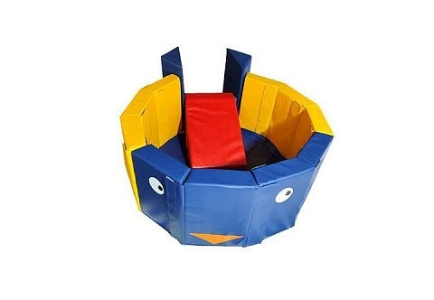 Сухой бассейн с горкой «Кит»