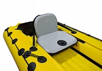 Фотография "БАЙДБОТ-1" - надувной одноместный Катабайд ПВХ с транцем под мотор с надувным дном НДНД из ПВХ ТПУ 840D ТаймТриал