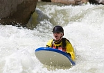 Фотография Риверборд, бодиборд, гидроспид (riverboard) - надувная доска для серфинга, сплава из ткань AIRDECK (DROP STITCH) ТаймТриал
