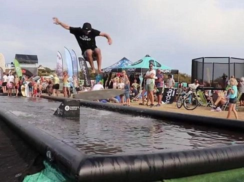 Надувной Скимбассейн (skimboard) для скимбординга для пляжа, бизнеса, корпоратива
